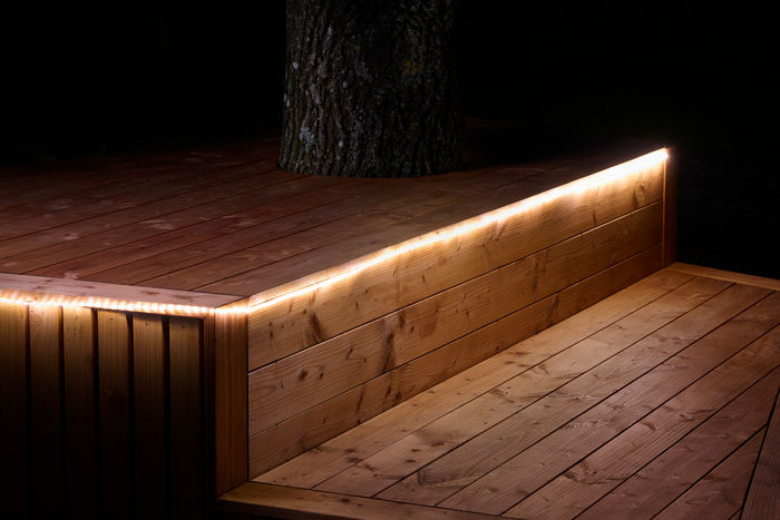 Ljusslang 300 LED Varmvit 6 m Stemning